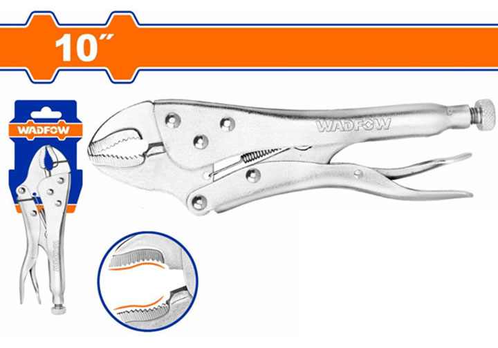 10" Kìm chết mỏ cong Wadfow WLP1C10