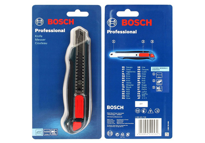 18mm Dao rọc giấy Bosch 1600A01TH6