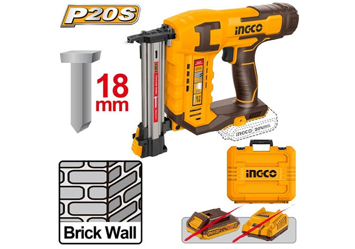 20V Máy bắn đinh thẳng dùng pin (chỉ thân máy) Ingco CSTLI3805