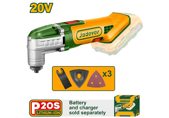 20V Máy cắt góc đa năng dùng pin (chỉ thân máy) Jadever JDMUP5020