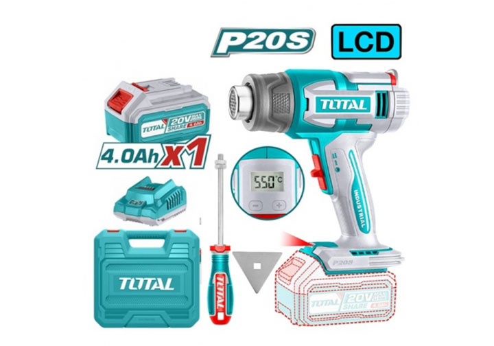 20V Máy thổi hơi nóng dùng pin Total TBLI20035
