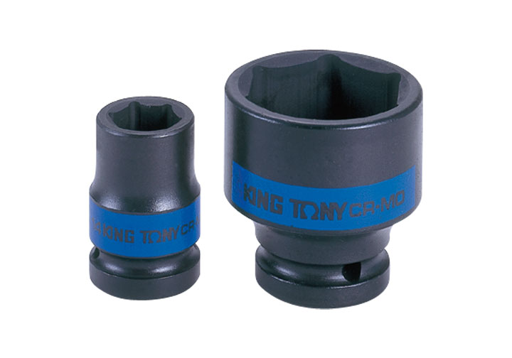 22mm Đầu tuýp đen 6 cạnh (dài 40mm) 1/2" Kingtony 453522M