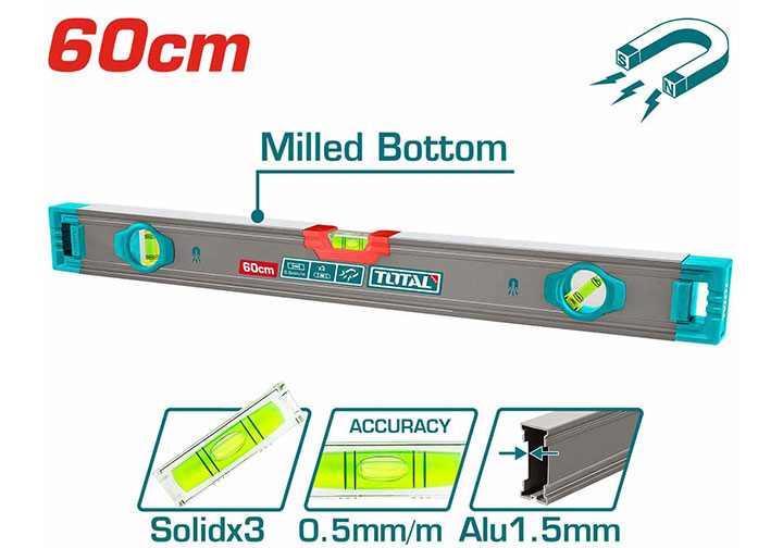 24" Thước thủy có từ Total TMT26028M