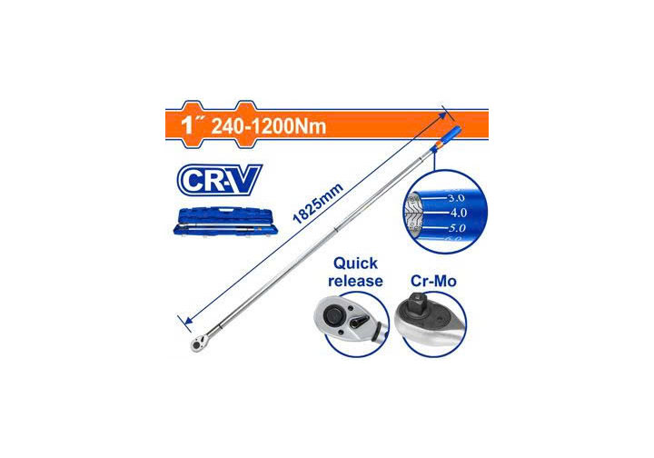 240-1200Nm Cần siết lực 1" Wadfow WWQ1D24