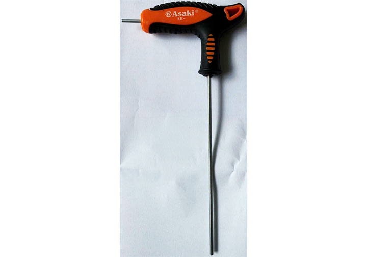 2mm Chìa lục giác chữ T 2 đầu bằng Asaki AK-7951