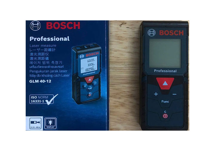 40m Máy đo khoảng cách tia laser đỏ Bosch GLM 40-12 (GLM40-12)