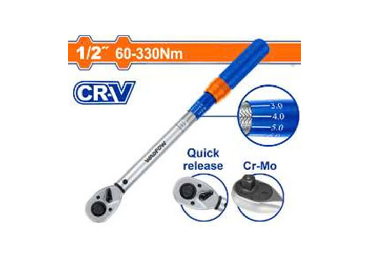 60-330Nm Cần siết lực 1/2" Wadfow WWQ4D12