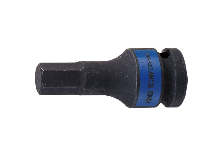 6mm Đầu tuýp lục giác đen 1/2" (dài 60mm) Kingtony 405506M