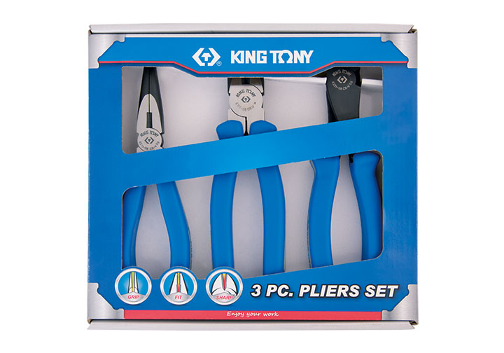 8" Bộ kìm đa năng 3 chi tiết Kingtony 42213GP01